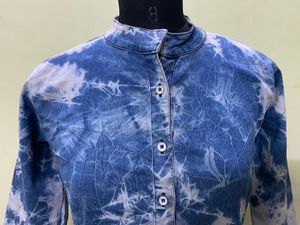 stretchable Tie-Dye Kurta
