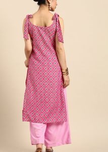 Anouk Women Printed Kurta With Plazzo