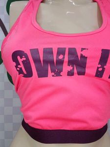 (400)Own It Pink Workout Tank