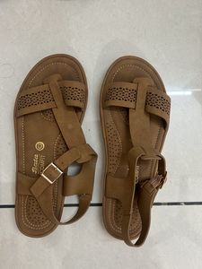 Bata brown Flats