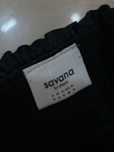Savana Black Brocade Corset Top