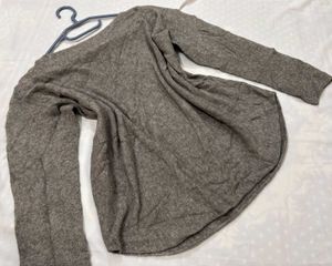 🎁Stylish Gray Long Sleeve Top A