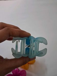 Set of 5 Flower Hair Clips