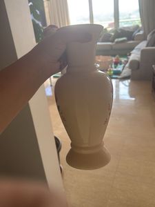 Vintage Floral Ceramic Vase