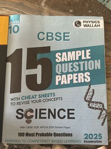CBSE Class 10 Science Sample Papers Physics Wallah