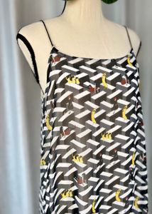 Trendy Print Sleeveless Dress