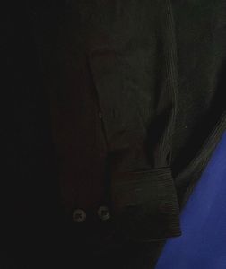 Classic Black Corduroy Shirt