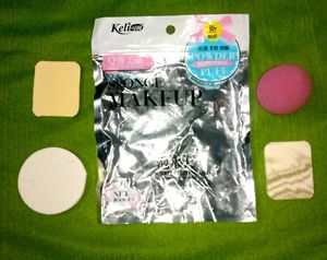 Keli Makeup Sponge Puff Set