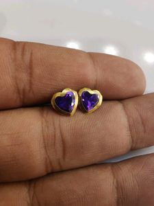 18 K Gold Earrings For Women Nd Girls