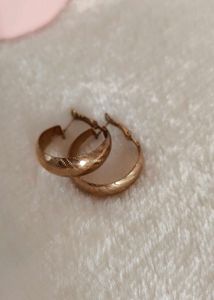 Golden Hoop Earrings