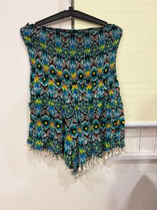 Boho Beach Romper with Tassels