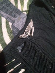 Black Tank Top with Cutout Detail