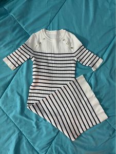Striped Body Con Dress