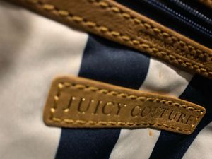 Authentic Juicy Couture Leather Messenger