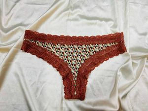 🇳🇿💫🎀Rust Lace Trim Briefs