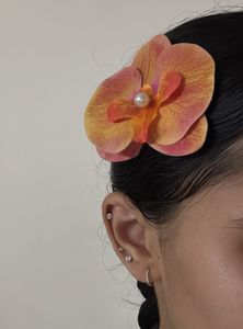 Orchid Hair Clip