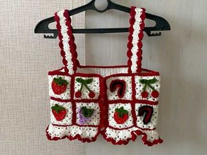 Crochet Granny Square Crop Top