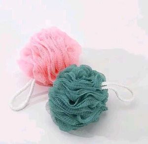 Soft Mesh Bath Poufs (Set of 2)