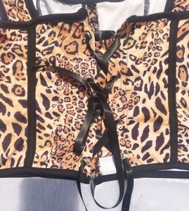 Leopard Print Corset Top