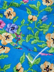 Floral Print Cropped Pants