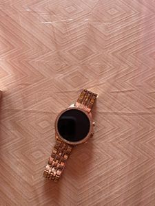 Stylish Rose Gold Smartwatch with Box