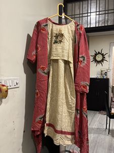 Plazzo Top Set With Shrug