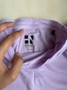 Lavender Cropped T-Shirt