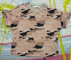 Camo Crop Top