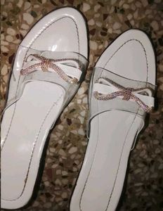 Sparkling Bow Sandals