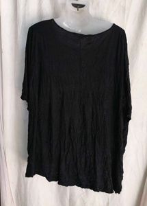Black Zebra Print Oversized T-Shirt