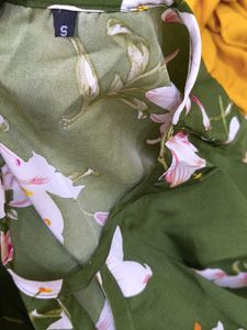 Green Floral Print Kurti
