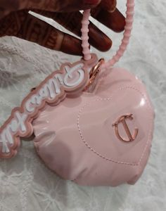 Charlotte Tilbury Heart Key Charm Cushion Pouch