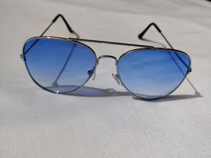 Blue Aviator Sunglasses