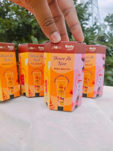 9 Pieces ❤️ Plum Body Lotion Trio Set