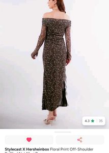 stylecast-x-hersheinbox Floral Print Off-Shoulder