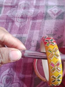 Vibrant Beaded Bangles
