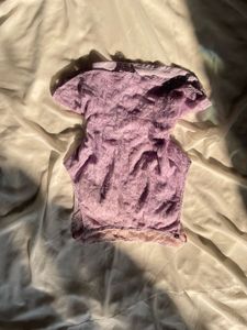 Lavender Lace y2k Top