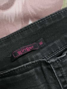 Ginger Women Black Dark Wash Skinny Fit Jeans