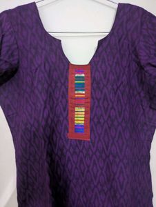 Pure cotton Ikat kurta set