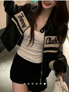 Stylish Faux Leather Jacket