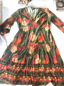 Boho Floral above knee  Dress