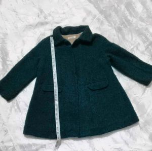 Very Cute N Beautiful Woolen Furry Coat