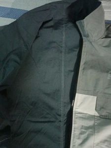 Men's Gray and White Jacket
