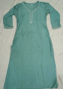 Elegant sea green Kurta set