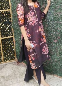 Elegant Floral Kurta Set