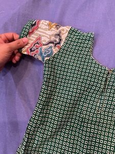 Vintage Batik Print Top