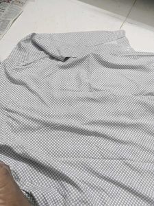 Men's Geometric Print Button-Up Shirt