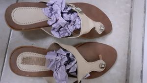 Beige Brown Slipper