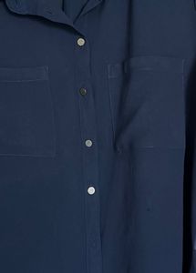 Navy Blue Long Sleeve Shirt
