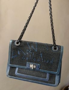 Lanvin handbag - tweed & leather